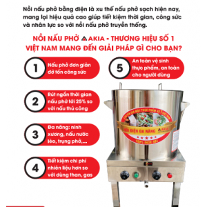 Nồi Nấu Phở Bằng Điện AKIA